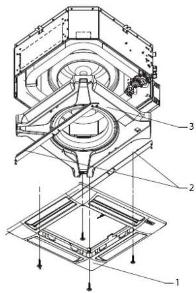 DAIKIN FWI06AAT - Remontaje del depósito: - 1
