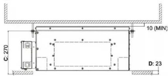 DAIKIN FWI06AAT - MONTAREA UNITĂȚILOR DIMENSIONALE - 2