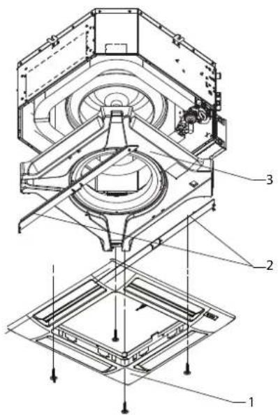 DAIKIN FWI06AAT - Wiedereinbau des Behälters: - 1