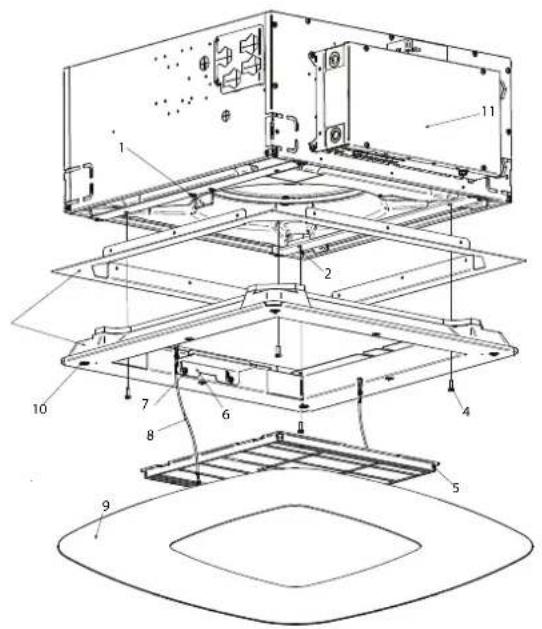 DAIKIN FWI06AAT - MONTAREA UNITĂȚILOR DIMENSIONALE - 4