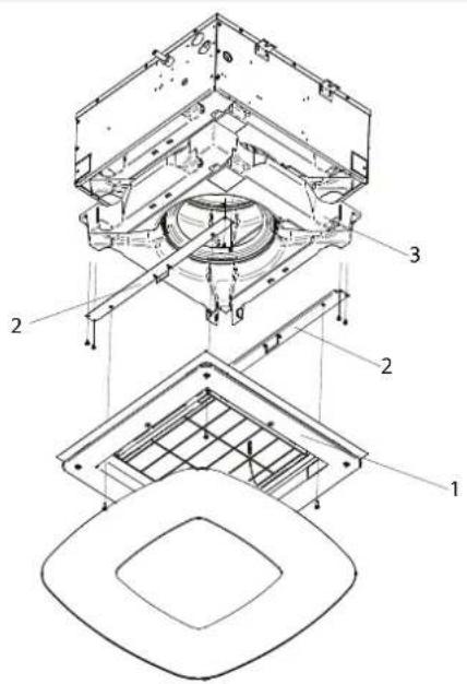 DAIKIN FWI06AAT - CURĂTAREA CAPACULUI GRILEI FCND02A - 1