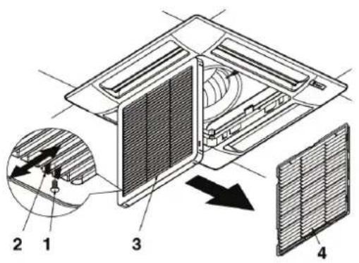 DAIKIN FWI06AAT - LIMPIEZA DEL FILTRO DE AIRE REJILLA FPAN - 1