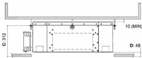 DAIKIN FWI06AAT - MONTAŽA DIMENZIJSKIH JEDINICA - 2