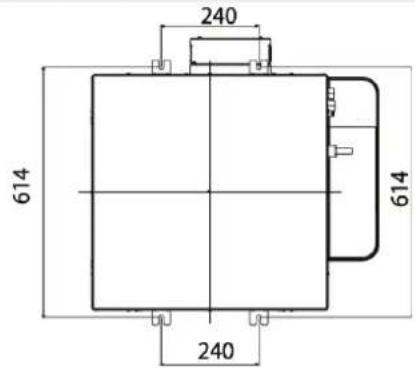 DAIKIN FWI06AAT - DIMENSIONAL UNIT ASSEMBLY - 1