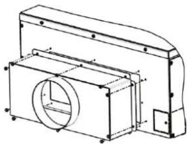 DAIKIN FWI06AAT - RACCORDEMENT DE REFOULEMENT D'AIR DANS DES PIÈCES ATTENANTES - 1
