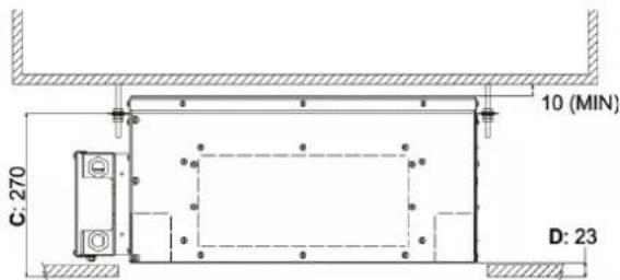 DAIKIN FWI06AAT - MONTAŽA DIMENZIJSKIH JEDINICA - 1