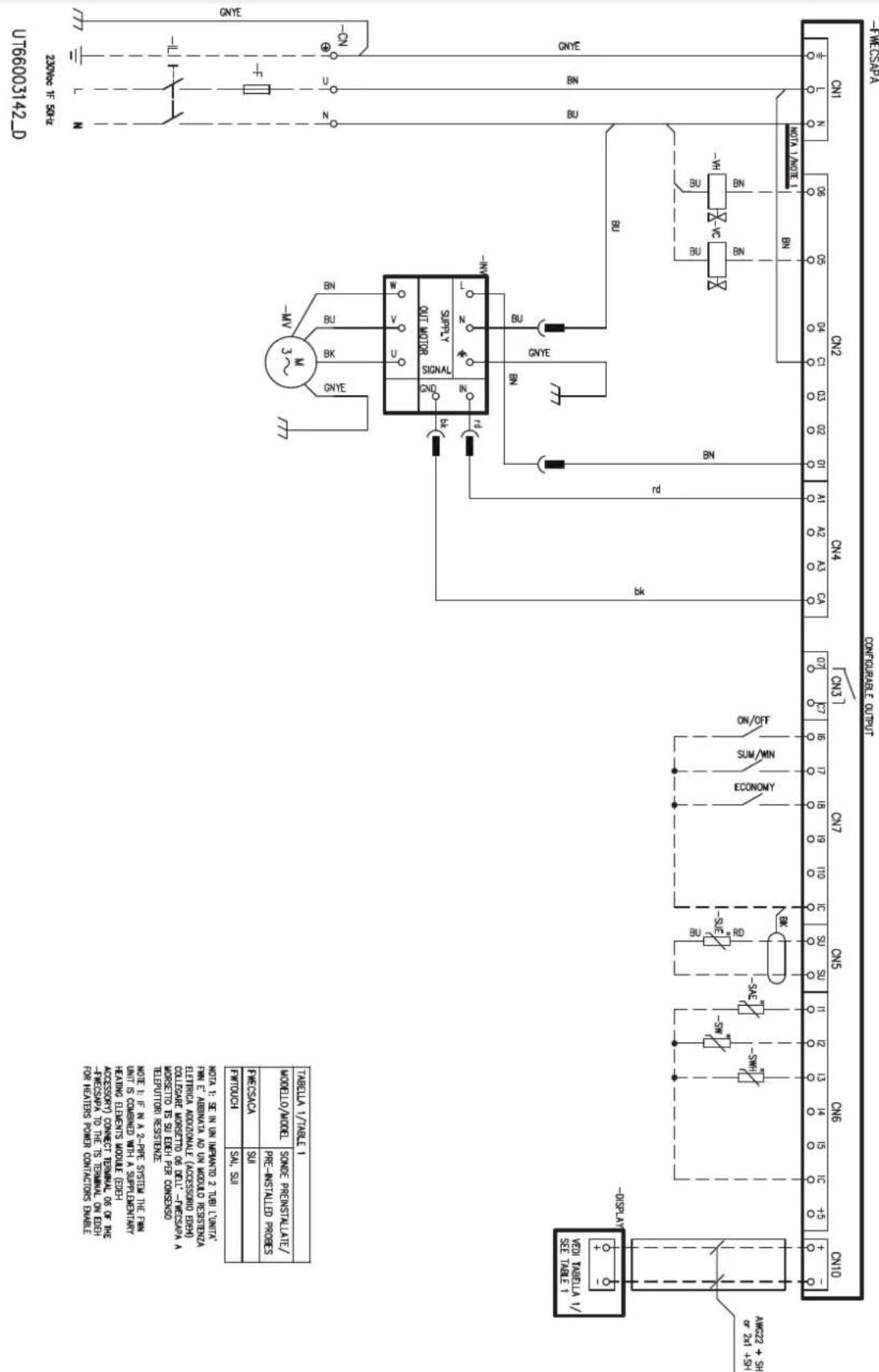DAIKIN FWN06AAFN6V3 - FWN WIRING DIAGRAMS - 5