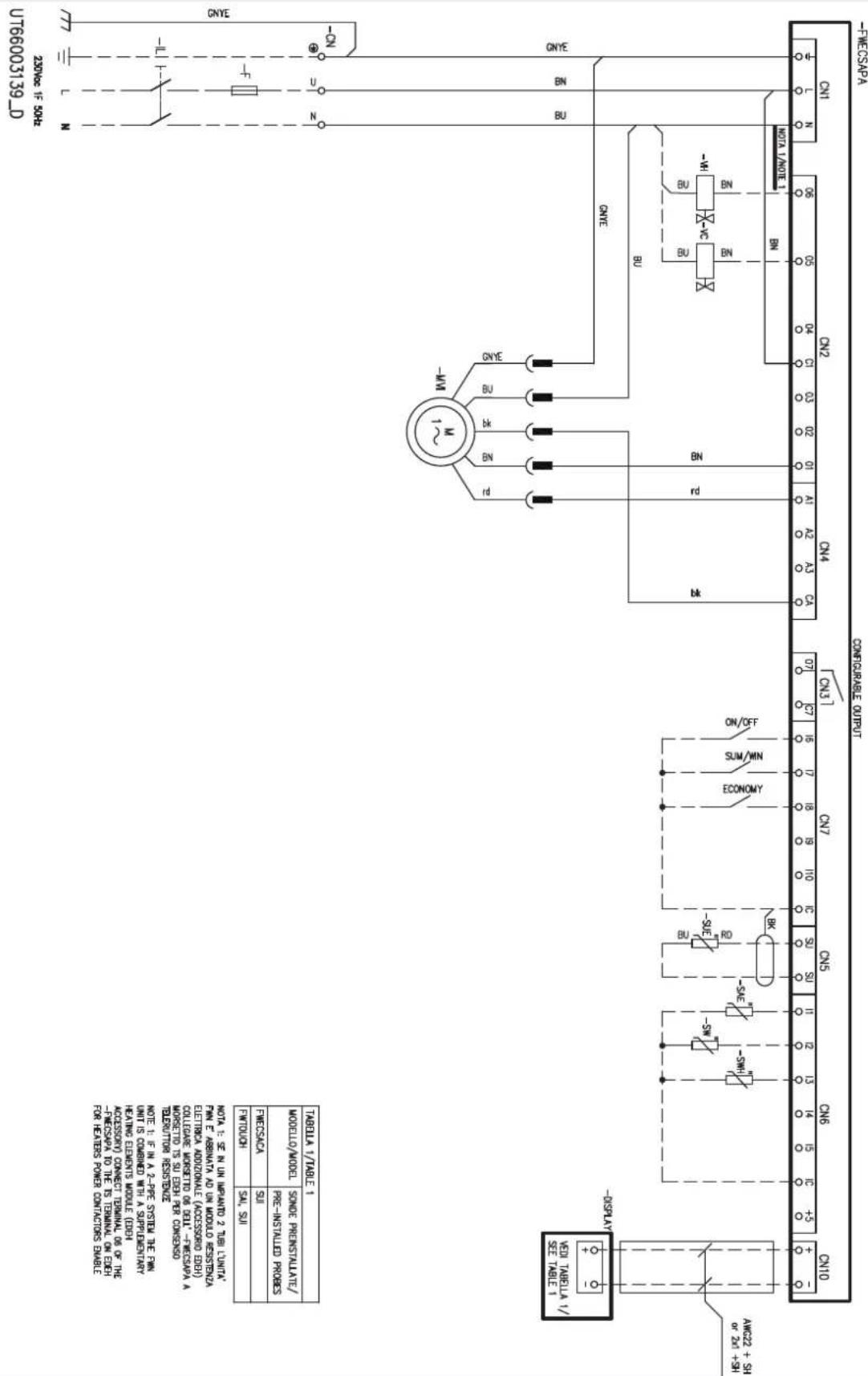 DAIKIN FWN06AAFN6V3 - FWN WIRING DIAGRAMS - 4