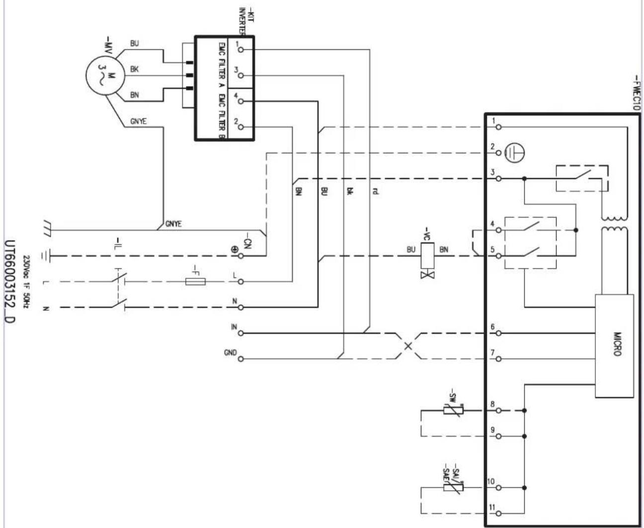 DAIKIN FWN06AAFN6V3 - FWN WIRING DIAGRAMS - 11