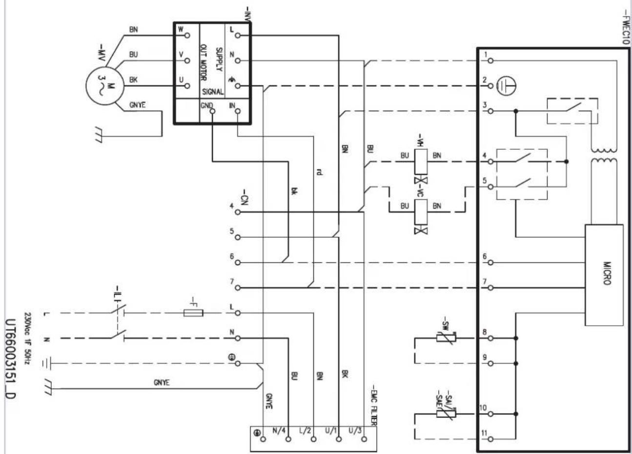 DAIKIN FWN06AAFN6V3 - FWN WIRING DIAGRAMS - 10
