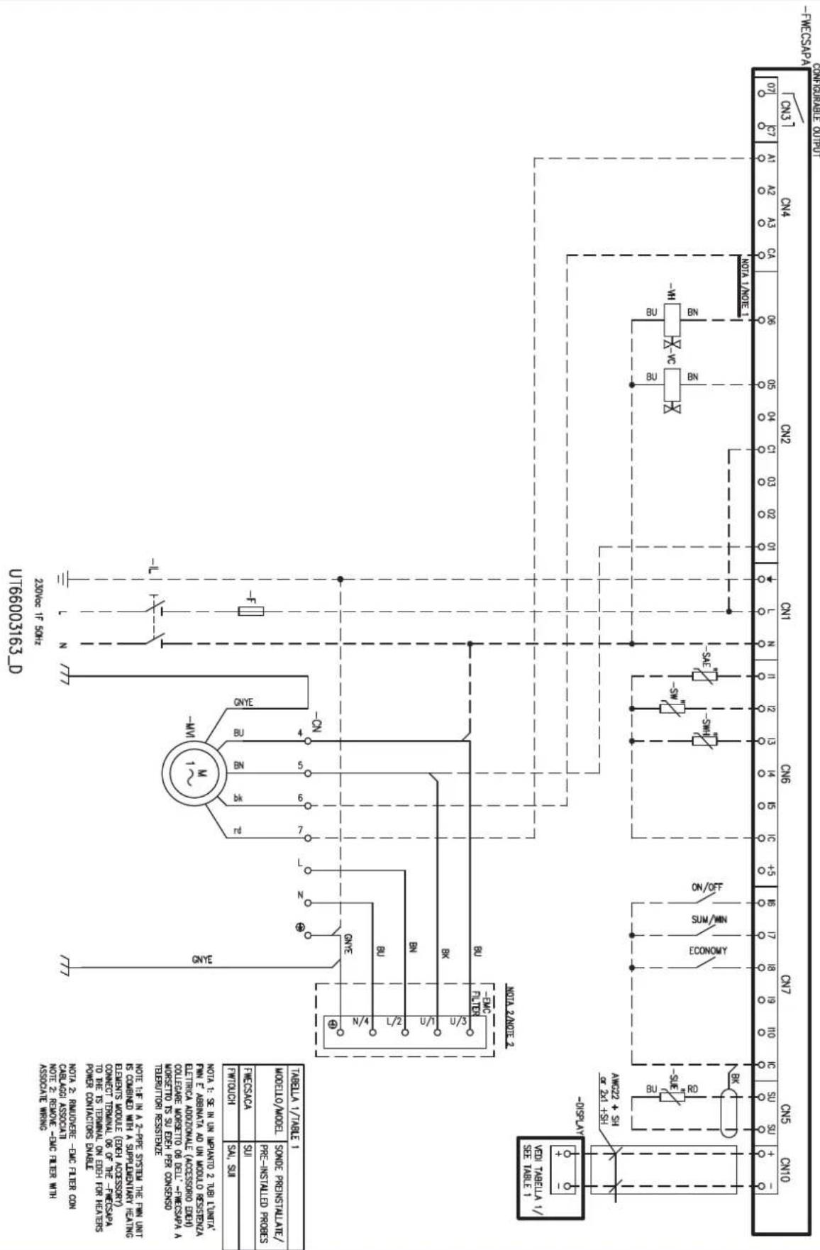 DAIKIN FWN06AAFN6V3 - FWN WIRING DIAGRAMS - 16