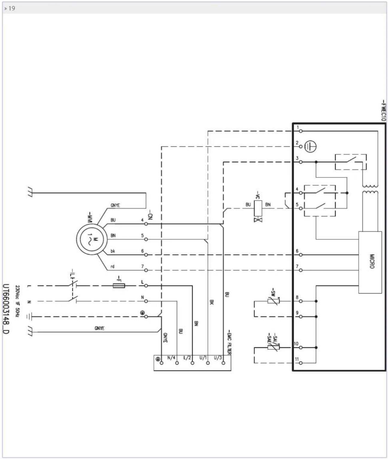 DAIKIN FWN12AATN6V3 - FWN WIRING DIAGRAMS - 7