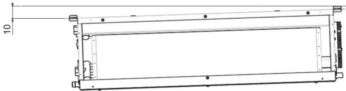 DAIKIN FWN12AATN6V3 - Horizontal installation slope - 1