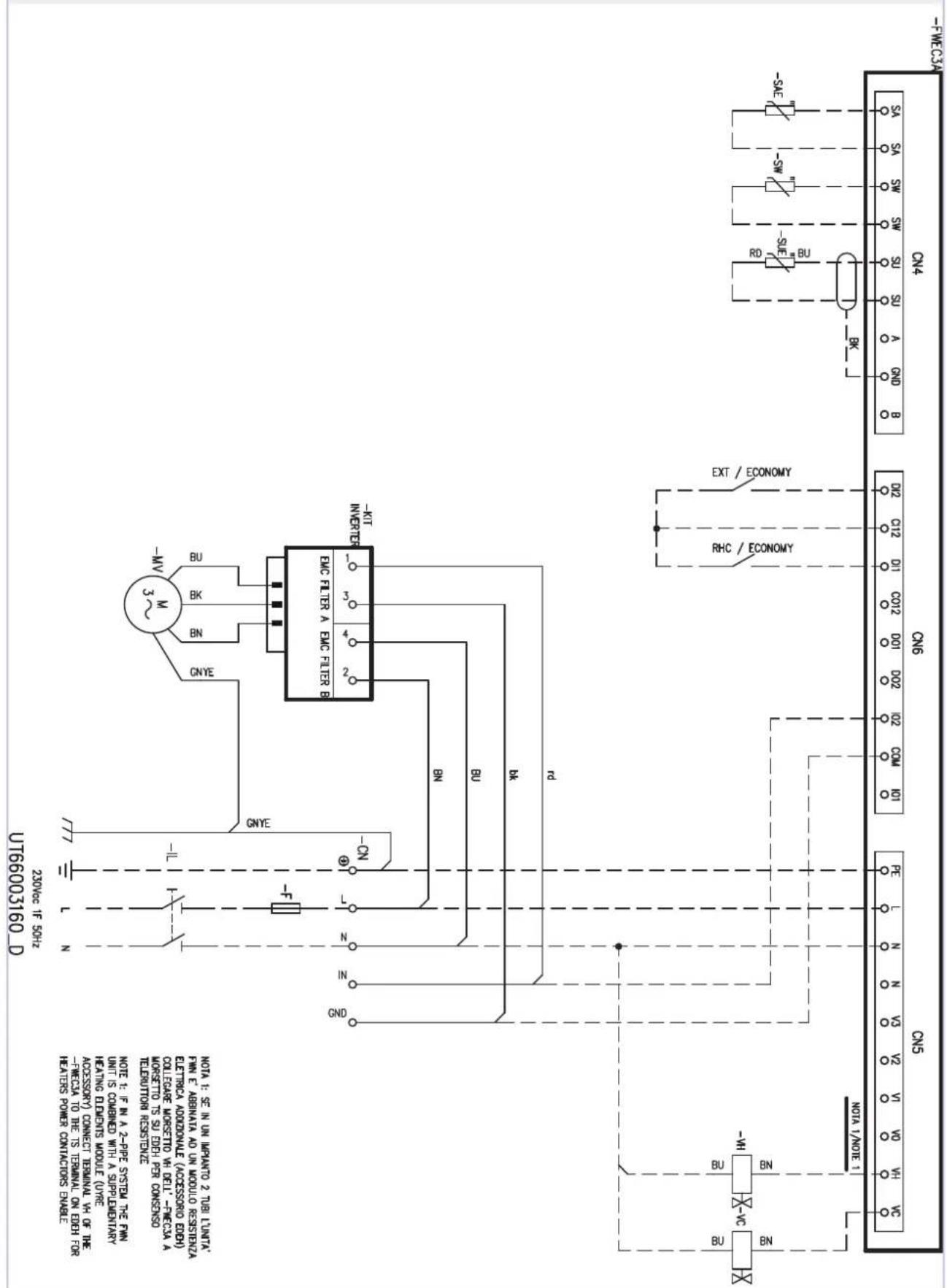 DAIKIN FWN12AATN6V3 - FWN WIRING DIAGRAMS - 15