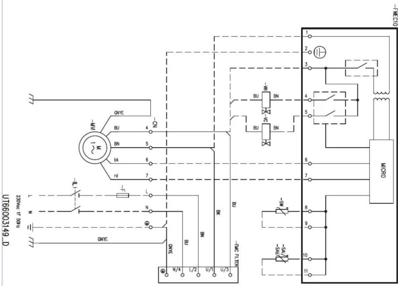 DAIKIN FWN12AATN6V3 - FWN WIRING DIAGRAMS - 8