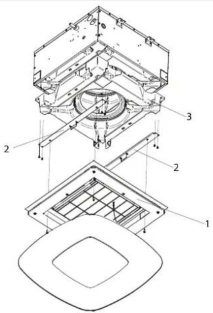DAIKIN FWH06AAFN6V3 - ČIŠTĚNÍ UZAVÍRACÍHO PANELU MŘÍŽKY FCND02A - 1