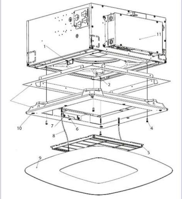 DAIKIN FWH06AAFN6V3 - Raccordement d'écoulement des condensats - 9