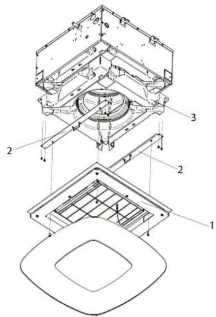 DAIKIN FWH06AAFN6V3 - CURĂTAREA CAPACULUI GRILEI FCND02A - 1