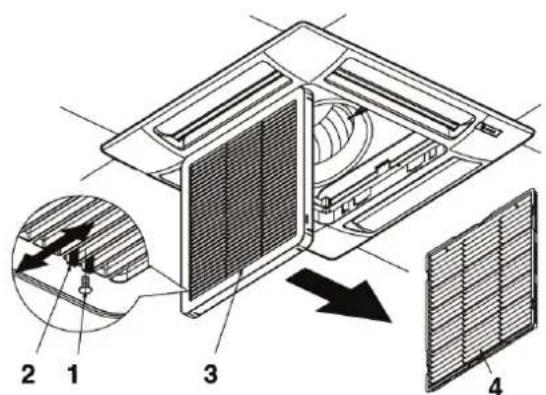 DAIKIN FWH06AAFN6V3 - ČIŠTĚNÍ VZDUCHOVÉHO FILTRU MŘÍŽKY FPAN - 1