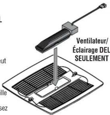 NuTone Flex AN000HLNF - Ventilateur/Éclairage DEL - 1