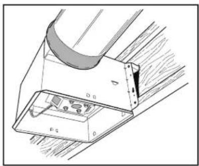 NuTone QTXEN110 - Install 6-inch round duct-work. - 1