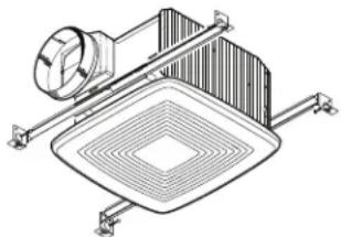 NuTone QTXEN110 - VENTILADORES ULTRA SILENCIOSOS SERIE QTXE - 1