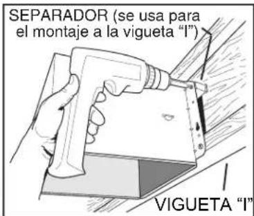 NuTone QTXEN110 - 1a. Instale la cubierta en las viguetas o viguetas "I". - 2