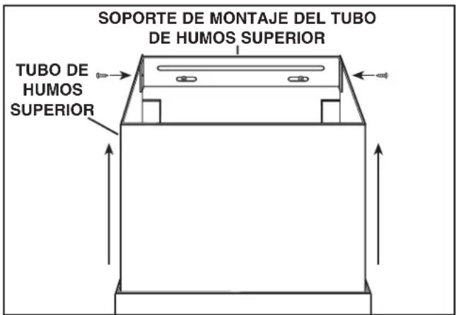 NuTone NS5830SS - INSTALLACION DE LA CAMPANA (Sólo campanas para sistemas con conductos verticales) - 4