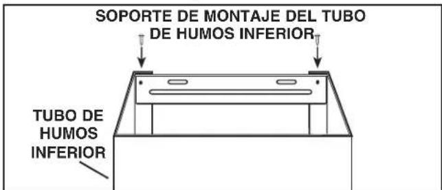 NuTone NS5830SS - INSTALLACION DE LA CAMPANA (Sólo campanas para sistemas con conductos verticales) - 1
