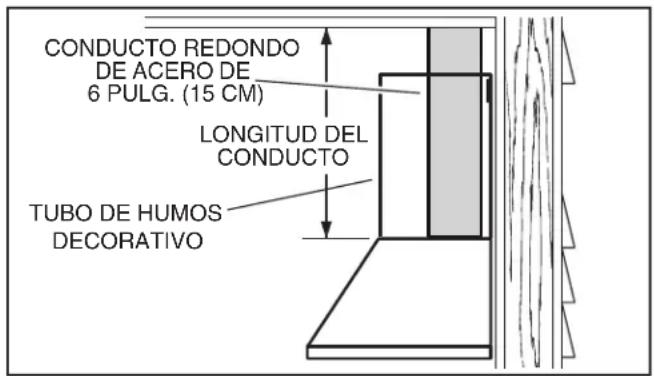 NuTone NS5830SS - INSTALLACION DE LA CAMPANA (Sólo campanas para sistemas con conductos verticales) - 2