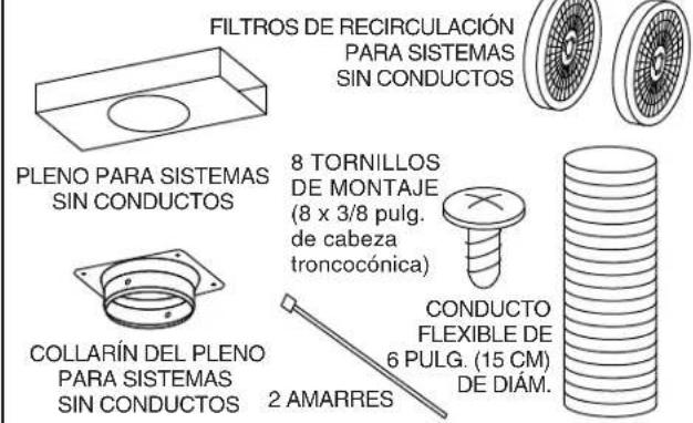NuTone NS5830SS - COMPONENTES PARA INSTALLACIONES SIN CONDUCTO - 1