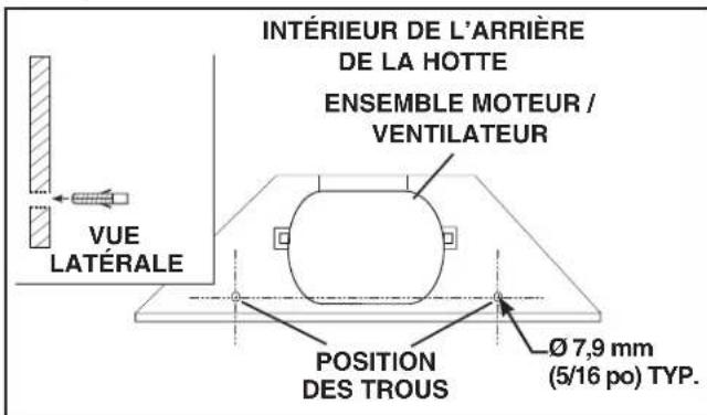 NuTone NS5830SS - INSTALLATION DE LA HOTTE (Hotte à conduits verticaux seulement) - 3