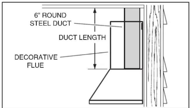 NuTone NS5830SS - INSTALL THE HOOD (Vertically Ducted Hoods Only) - 2