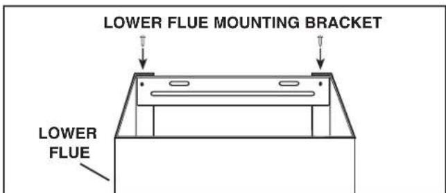NuTone NS5830SS - INSTALL THE HOOD (Vertically Ducted Hoods Only) - 1