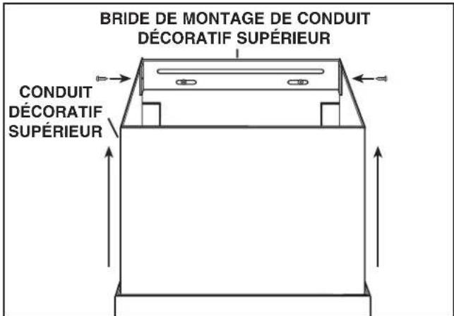 NuTone NS5830SS - INSTALLATION DE LA HOTTE (Hotte à conduits horizontally seulement) - 5