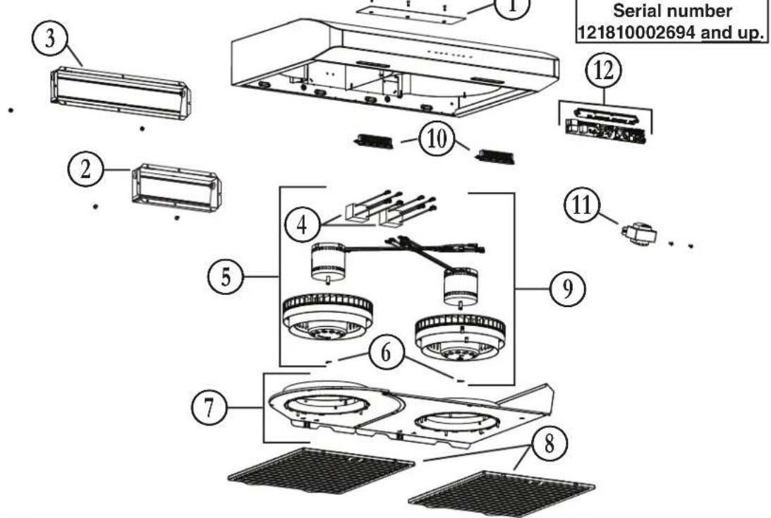 NuTone NRLE130SS - REPLACEMENT PARTS AND REPAIRS - 1