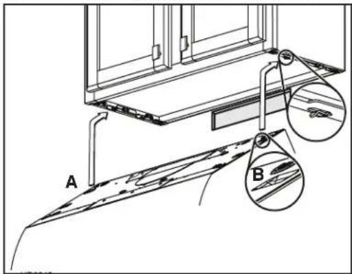 NuTone NRLE130SS - INSTALLATION POUR ÉVACUATION HORIZONTALE - 1