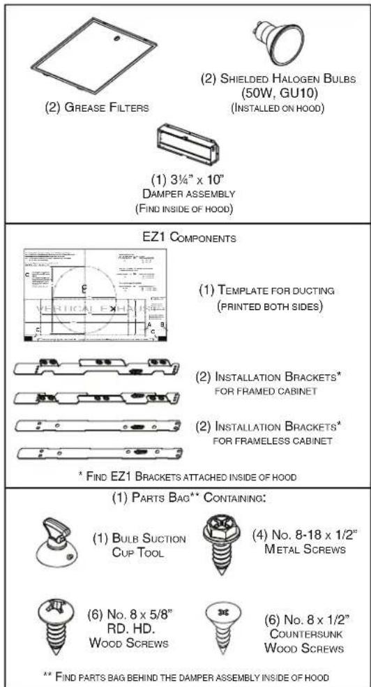 NuTone NRSL130SS - Contents - 2