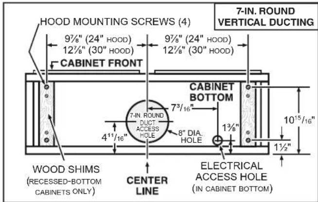 NuTone NCDA130SS - Standard Installation (without EZ1 brackets) - 3