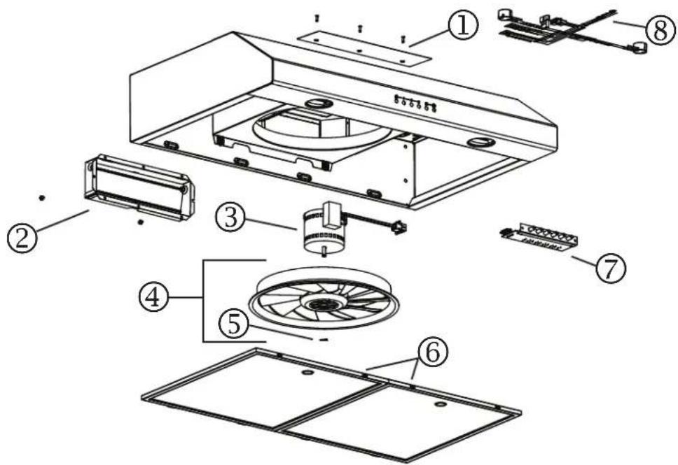 NuTone NCDA130SS - BCSM SERIES - 1