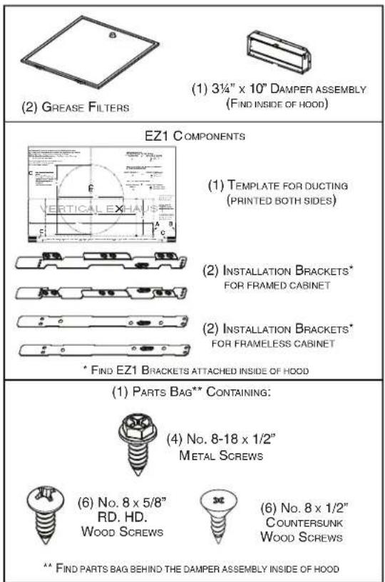 NuTone NCDA130SS - Contents - 1