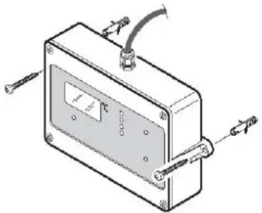 DAIKIN LMCMD060AV3 - Fixation du panneau à distance: - 1
