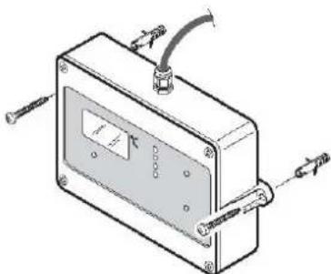 DAIKIN LMCMD060AV3 - Fissaggio del pannello remoto: - 1