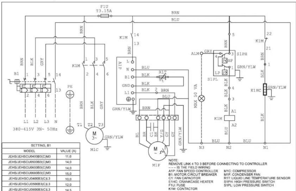 DAIKIN JEHSCU0200CL3 - Three Phase - 4