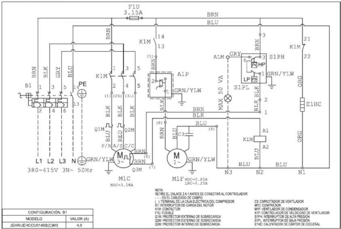 DAIKIN JEHSCU0200CL3 - Trifásico - 1