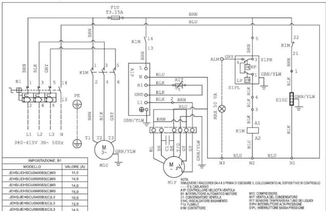 DAIKIN JEHSCU0200CL3 - Tubature in loco - 2