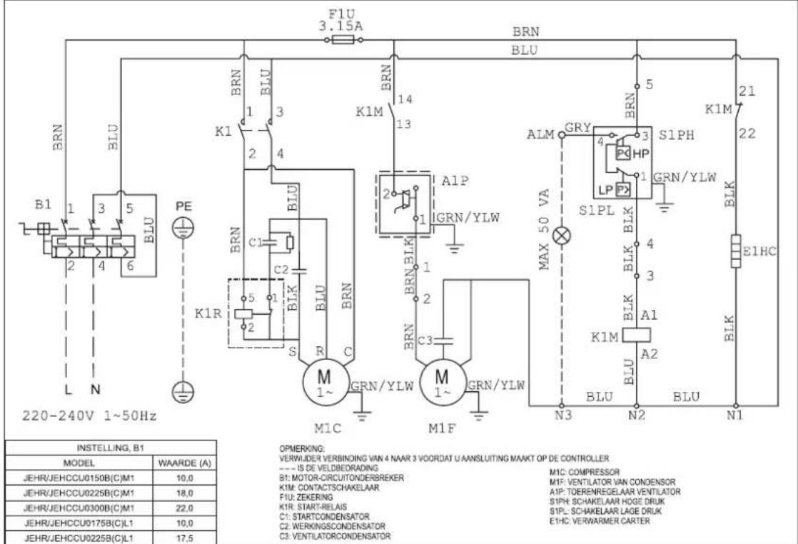 DAIKIN JEHSCU0200CL3 - Schetsmatige Weergave - 18
