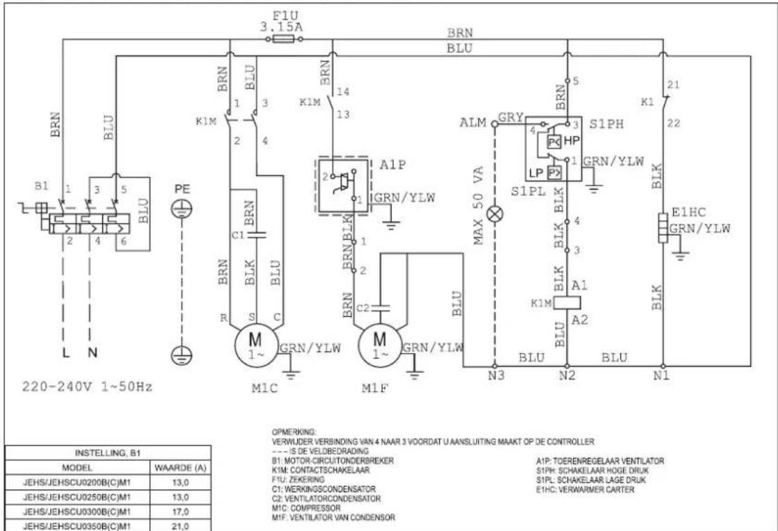DAIKIN JEHSCU0200CL3 - Schetsmatige Weergave - 19