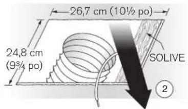 NuTone Flex AN000HSKT - Enlevez l'ancien ventilateur et préparez le plafond. - 2