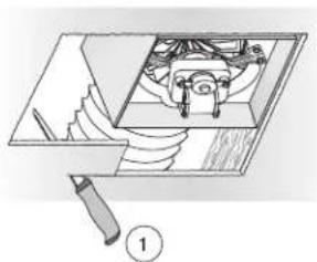 NuTone Flex AN000HSKT - Remove old fan and prepare ceiling. - 1